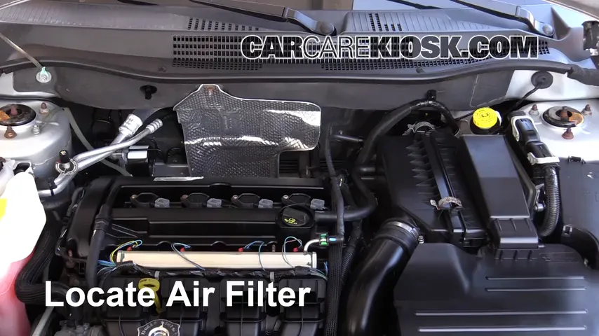 2007 Dodge Caliber SXT 2.0L 4 Cyl. Air Filter (Engine) Replace
